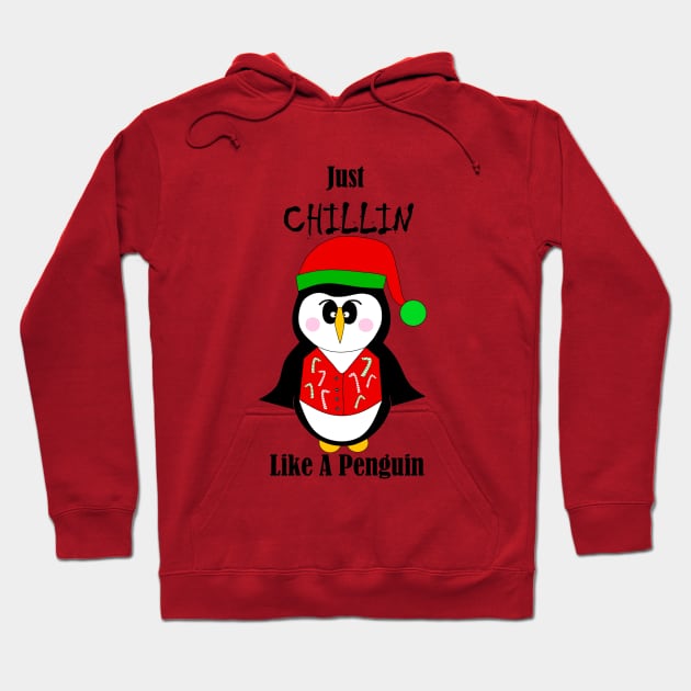 CHILLIN Funny Penguin. Hoodie by SartorisArt1